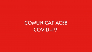 COMUNICAT DE L&#039;ACEB MESURES COVID-19 - 15/03